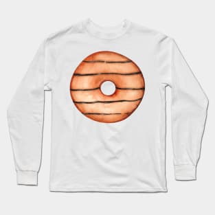 Chocolate Donut Long Sleeve T-Shirt